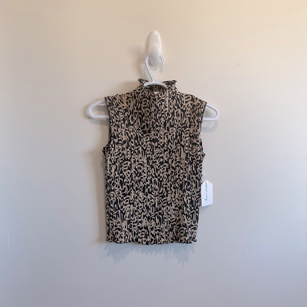 size medium vintage nicola high collared dress tank